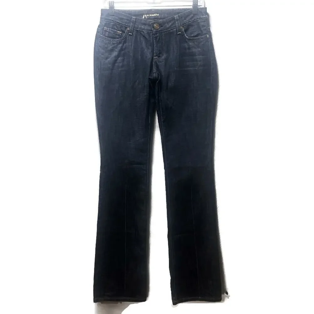 Marciano Bootcut Jeans Size 26 (4) Dark Wash Gold Embellishments - Picture 2 of 10